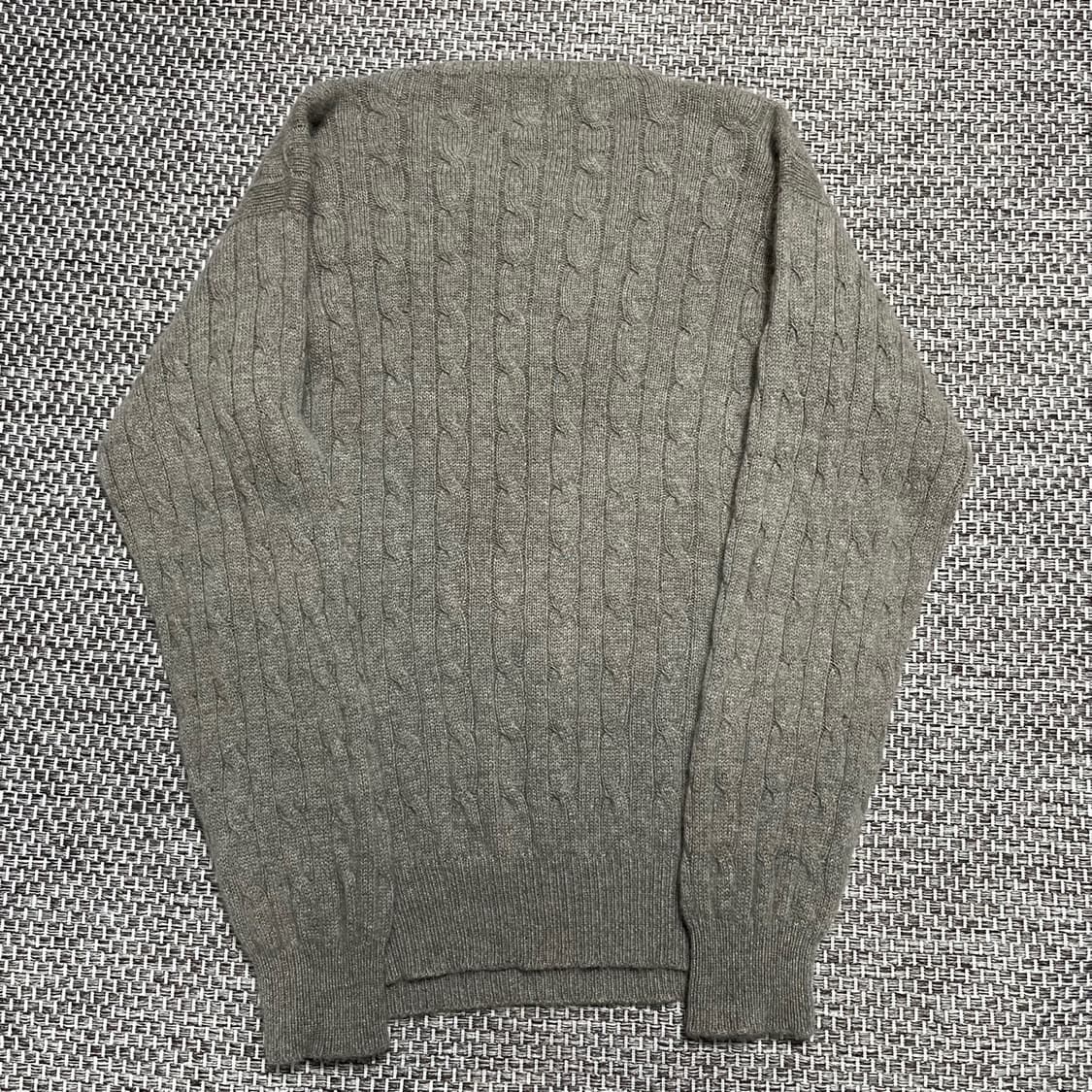  폴로 100% 캐시미어 꽈배기 니트 상품이미지3