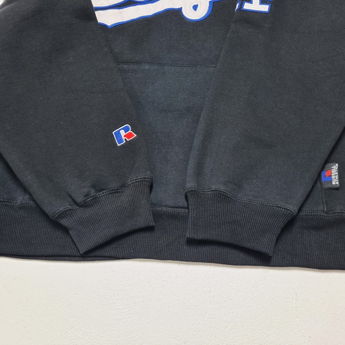 00S 빈티지 RUSSELL LA 다져스 후디 블랙 - XL 상품이미지7