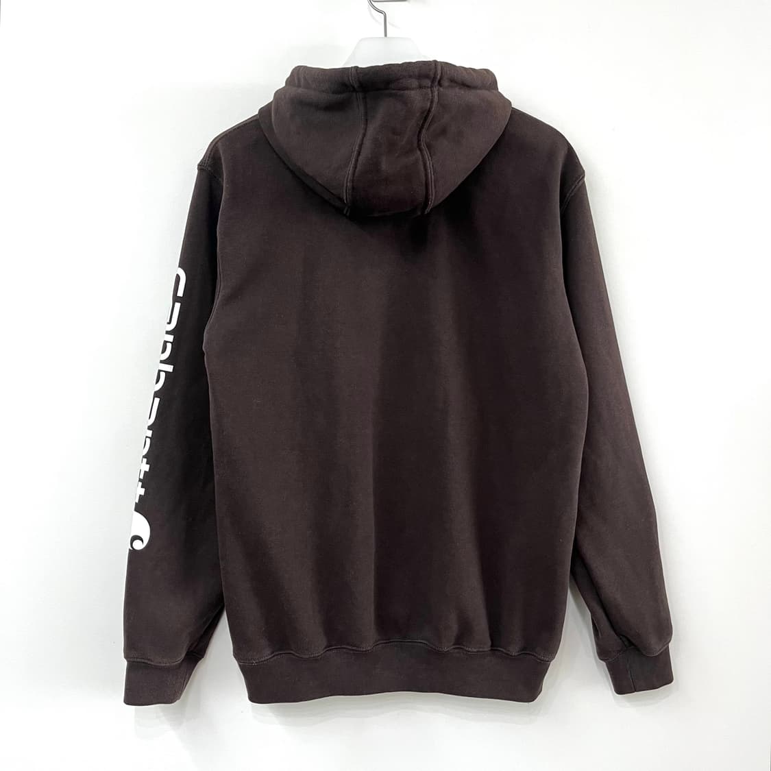 칼하트 다크브라운 미드웨이트 풀오버 후드티 상품이미지3
