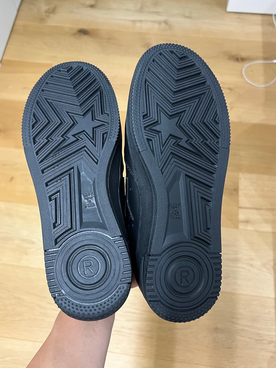 베이프스타 올블랙 260 새상품 상품이미지2