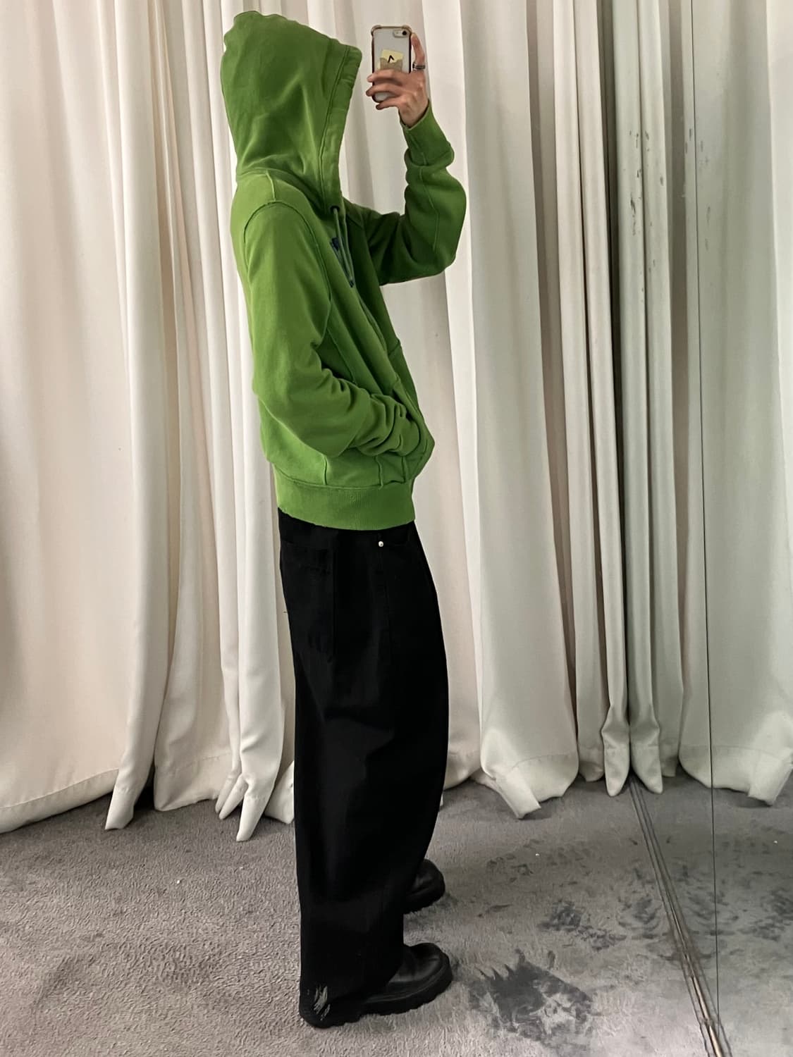 아베크롬비 그린 후드집업 L 상품이미지7