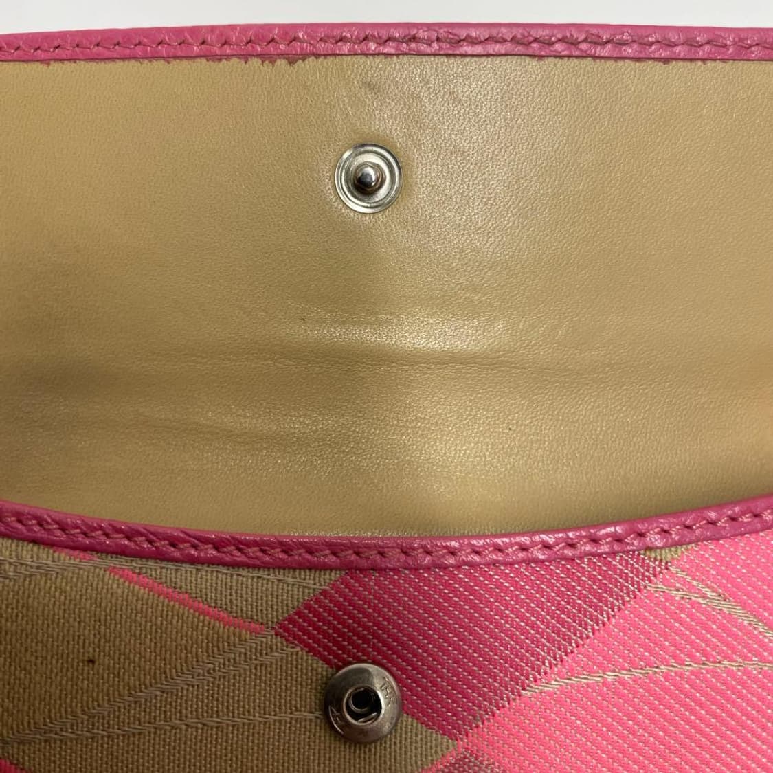 비비안 웨스트우드 아가일패턴 캔버스 레더 지갑 상품이미지10