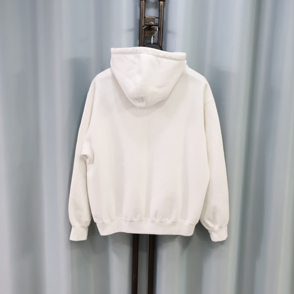 슈프림 컬리지에이트 화이트 패치워크 레더 후드티 M/100 상품이미지5