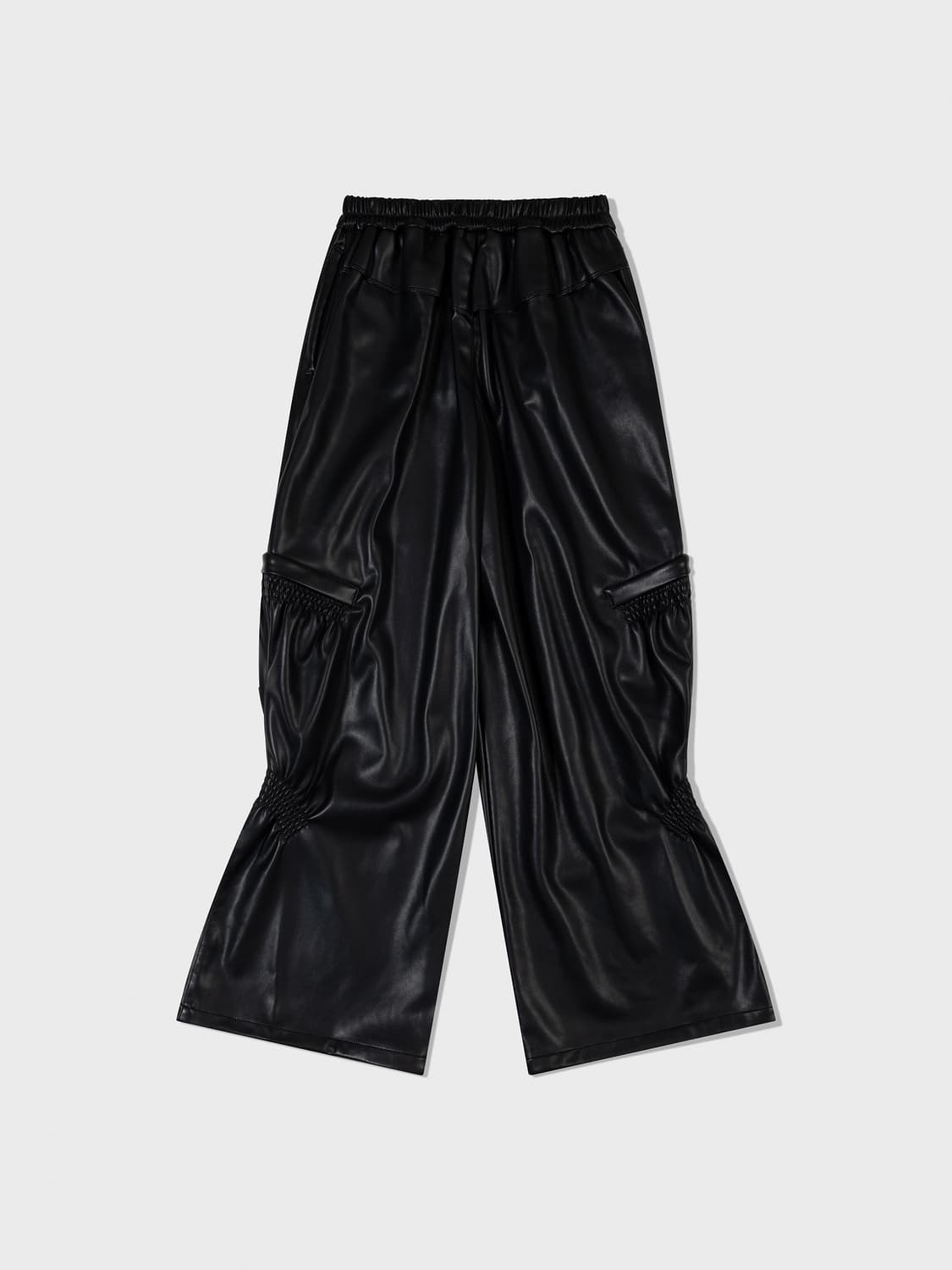 로우클래식 SHIRRING VOLUME LEATHER PANTS 팬츠 상품이미지8