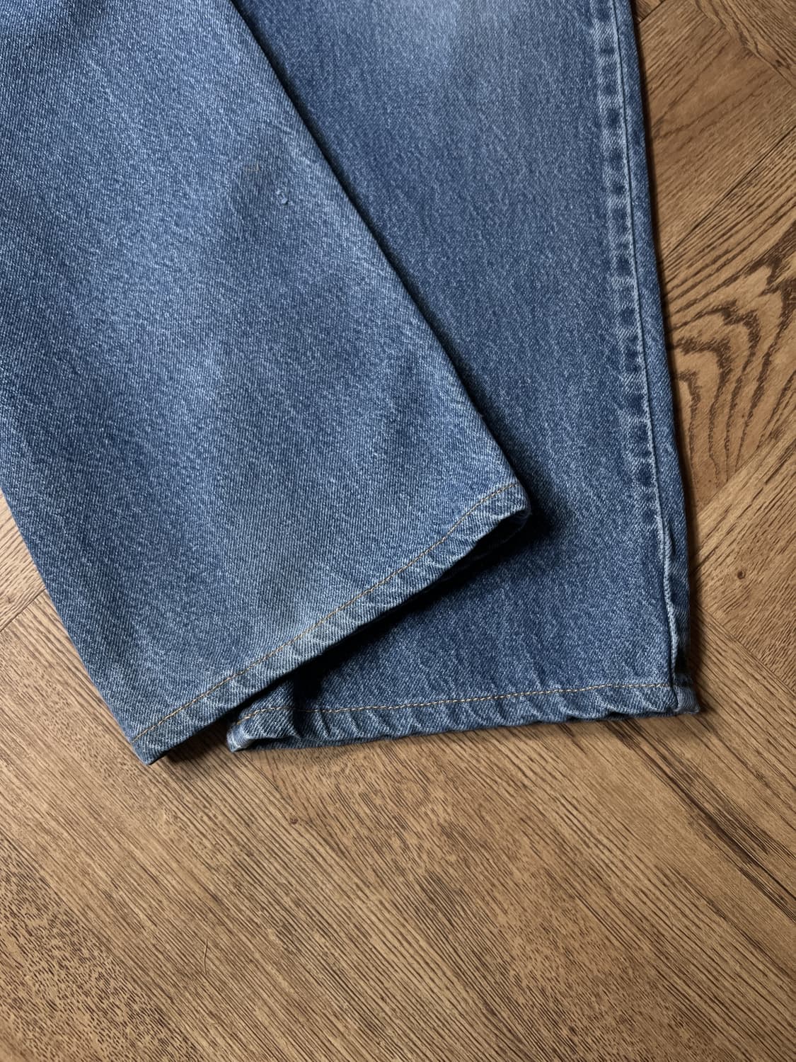 [34]00's 리바이스 USA 517 빈티지 워싱 플레어핏 데님 팬츠 상품이미지8