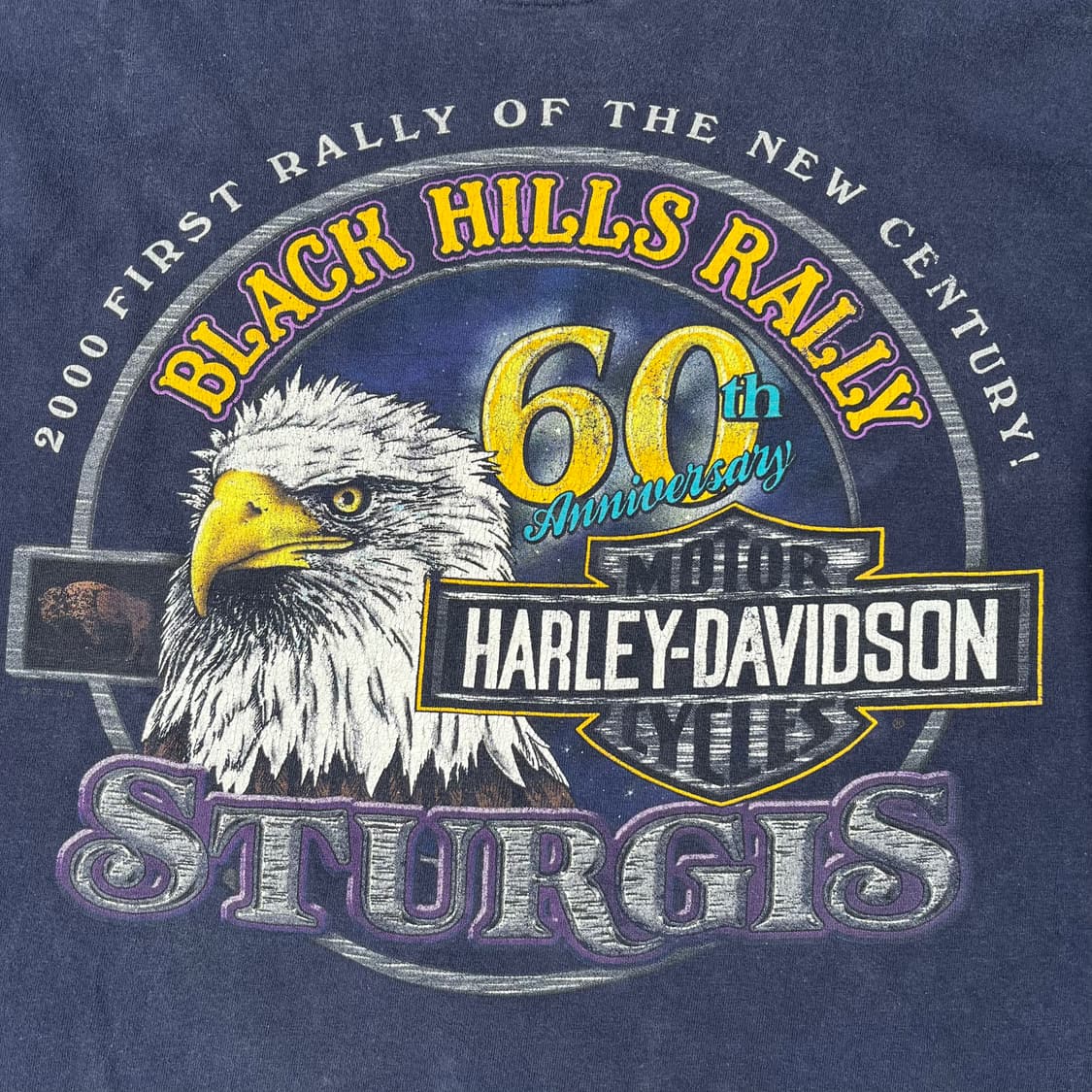 빈티지 할리데이비슨 sturgis 리프 롱슬리브 상품이미지5