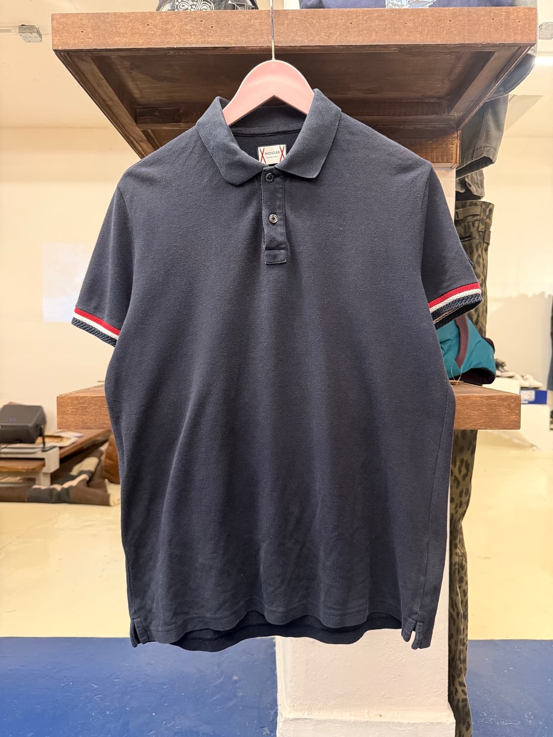 2000s Moncler 몽클레르 감마블루 반팔티 상품이미지3