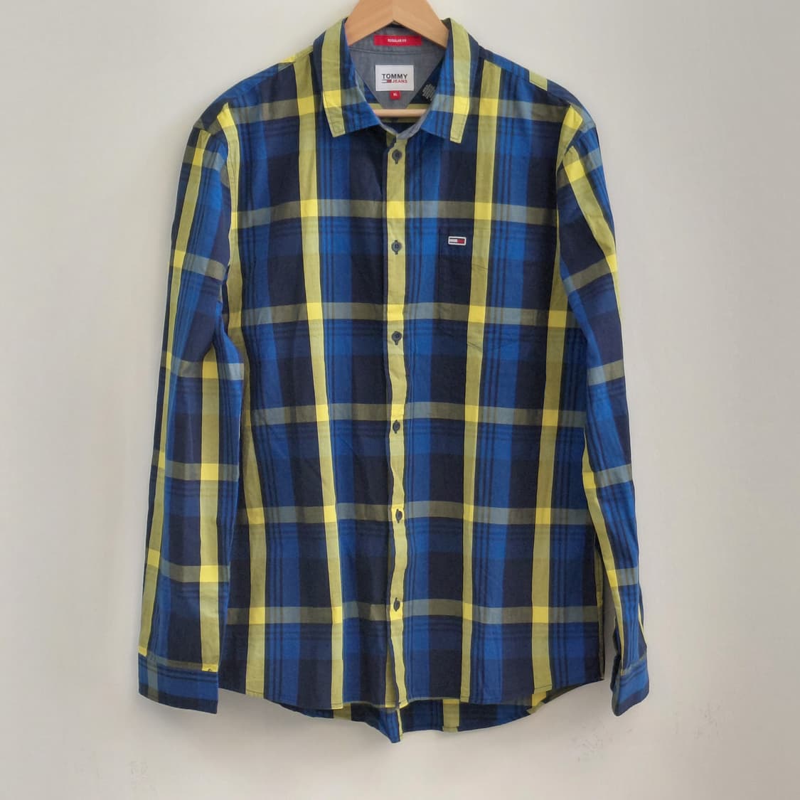 타미진스 코튼 레귤러핏 멀티체크 셔츠 XL 상품이미지1