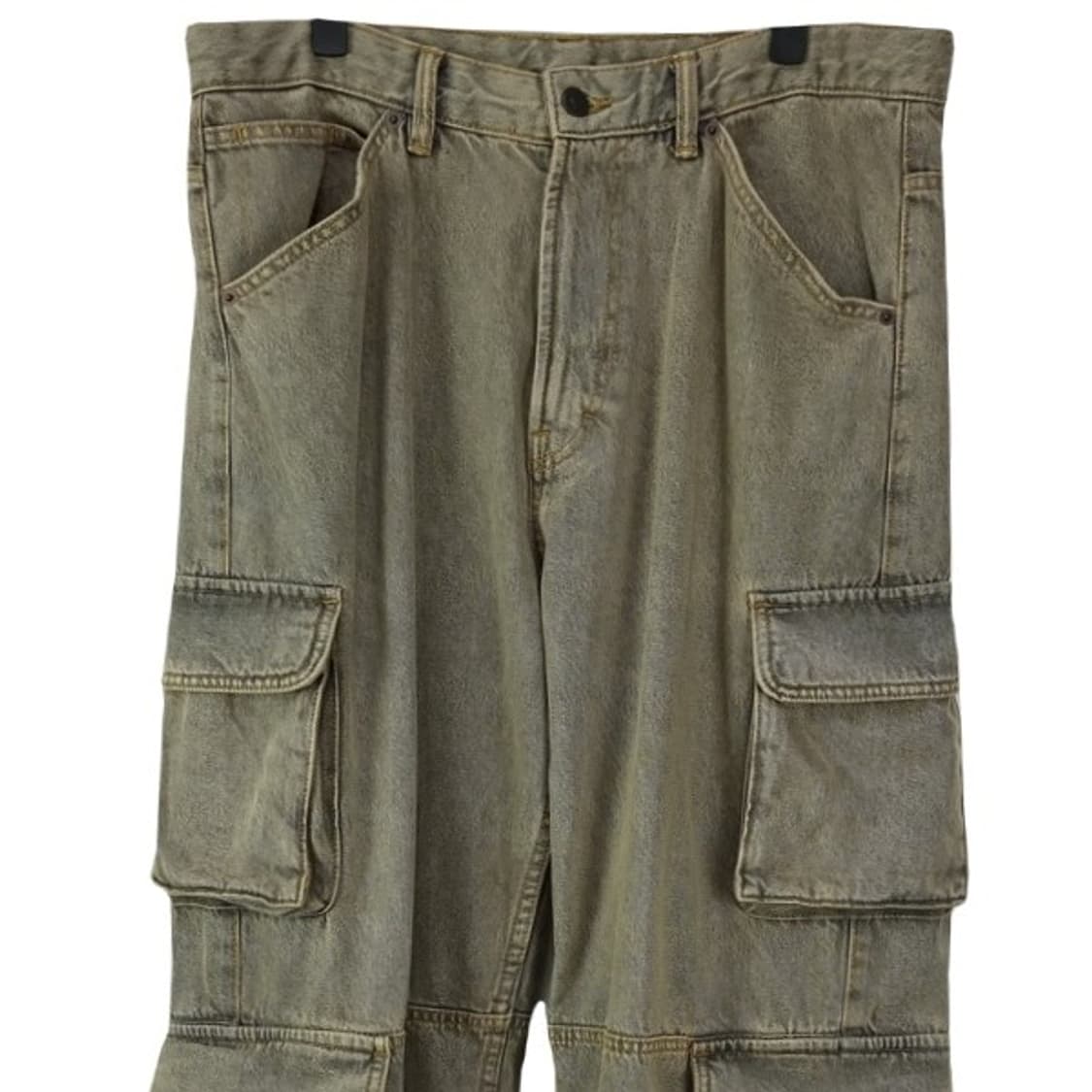 [자라] 빈티지 가공 멀티 포켓 와이드 카고 팬츠 M19871 상품이미지4