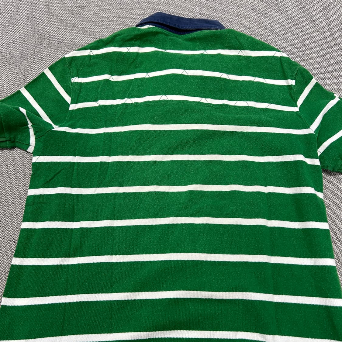 폴로 스트라이프 럭비 카라티(XL) 상품이미지8