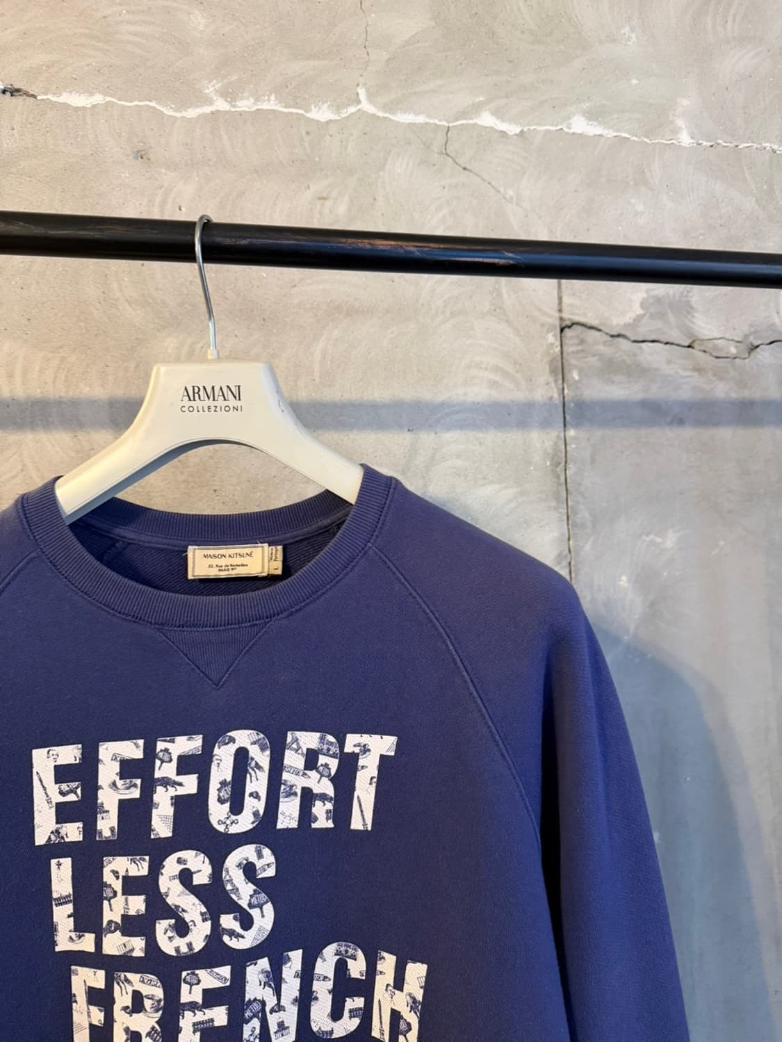 메종키츠네 레터링 맨투맨 66~77 상품이미지4