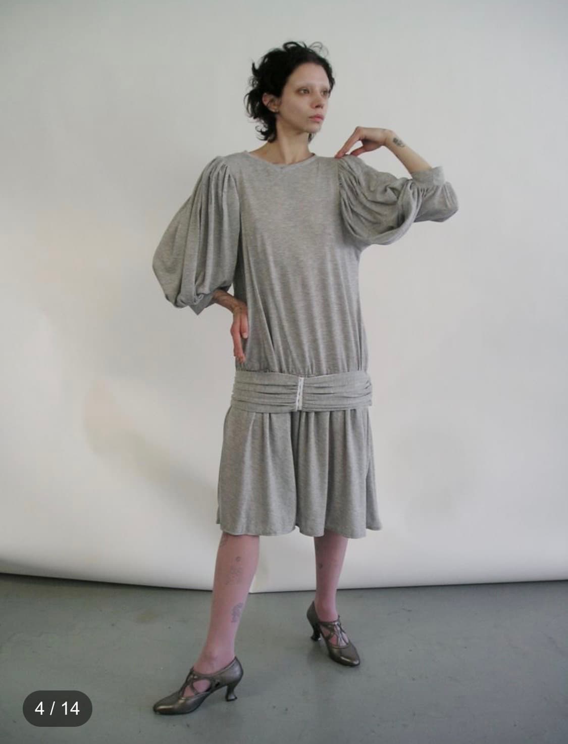 에옹쓰 누아르보 드레스 Art Nouveau Dress - gray 상품이미지1