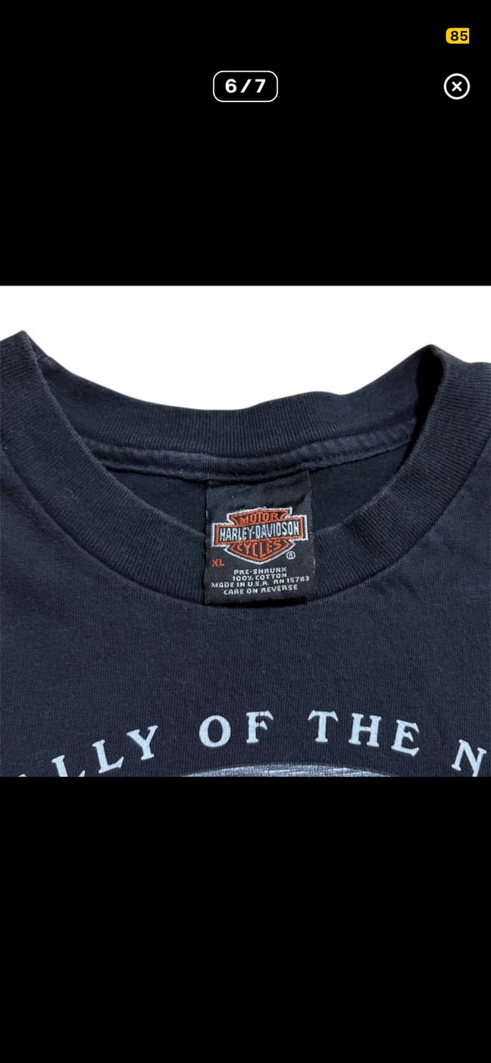 빈티지 할리데이비슨 sturgis 반팔 XL 상품이미지5