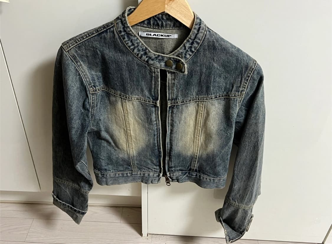 블랙업 클레븐 데님 자켓 상품이미지2