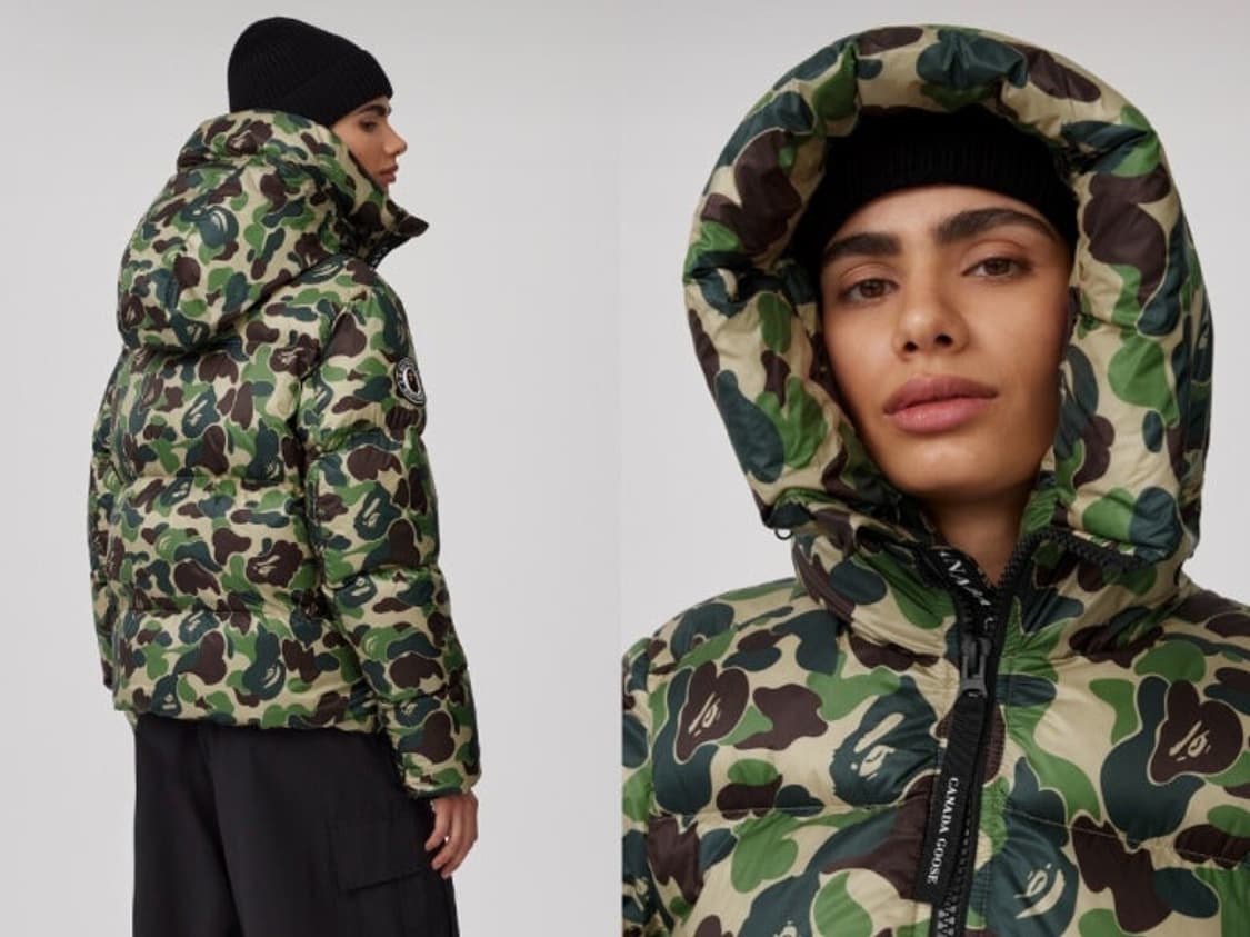 [s]캐나다 구스 x 베이프 크로프턴 푸퍼 그린 새제품 상품이미지5