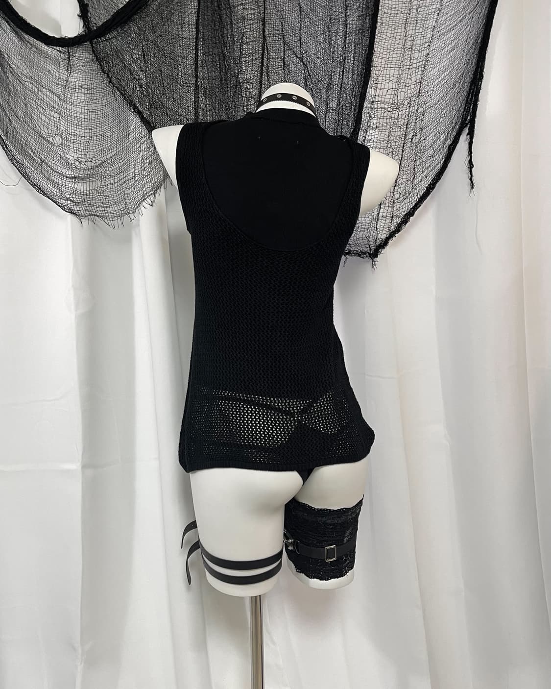 mask knit sleeveless 상품이미지4