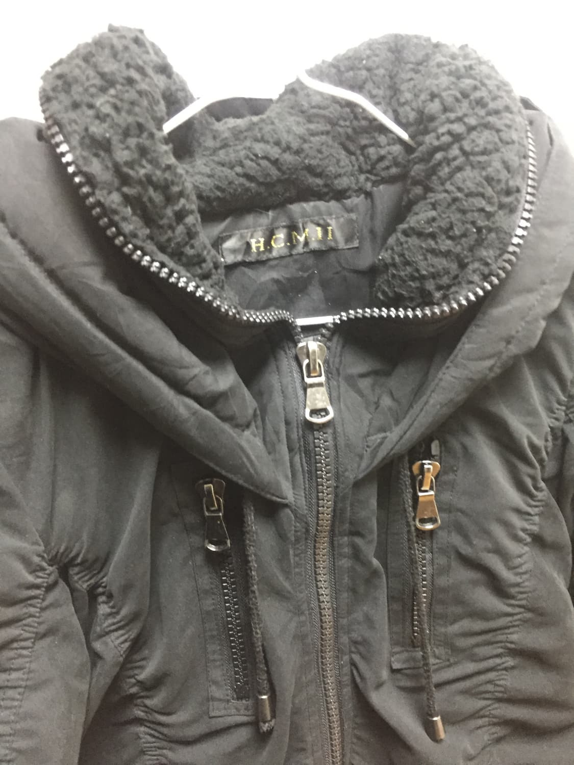 Y2k 펑크 셔링 후드집업 자켓 상품이미지2