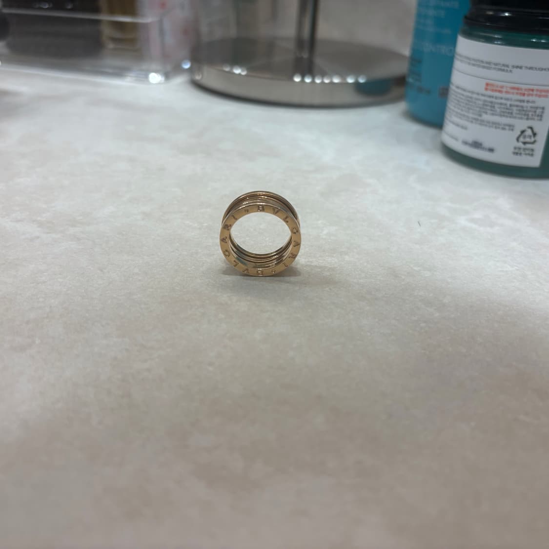 불가리 비제로원 3밴드 링 18k 로즈 웨딩링 상품이미지4