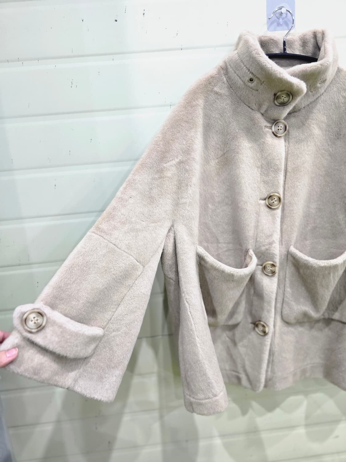   에코퍼 하프 코트 상품이미지4