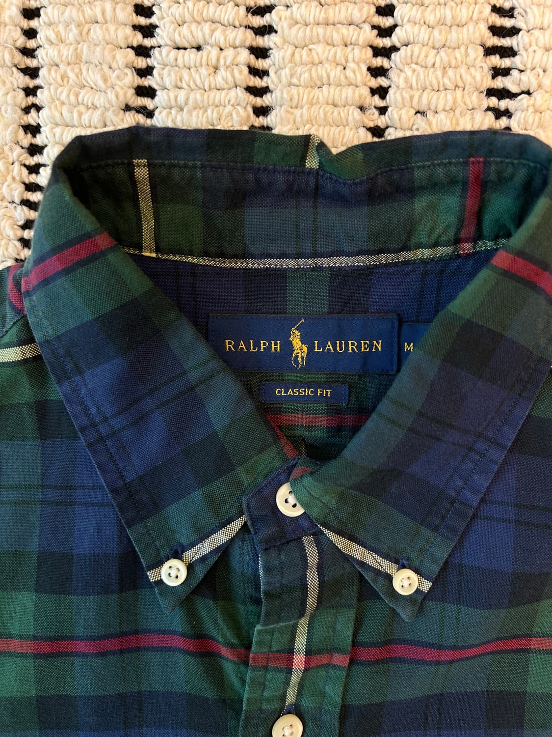 폴로 랄프로렌 체크 옥스포드 셔츠 (classic fit) 상품이미지2