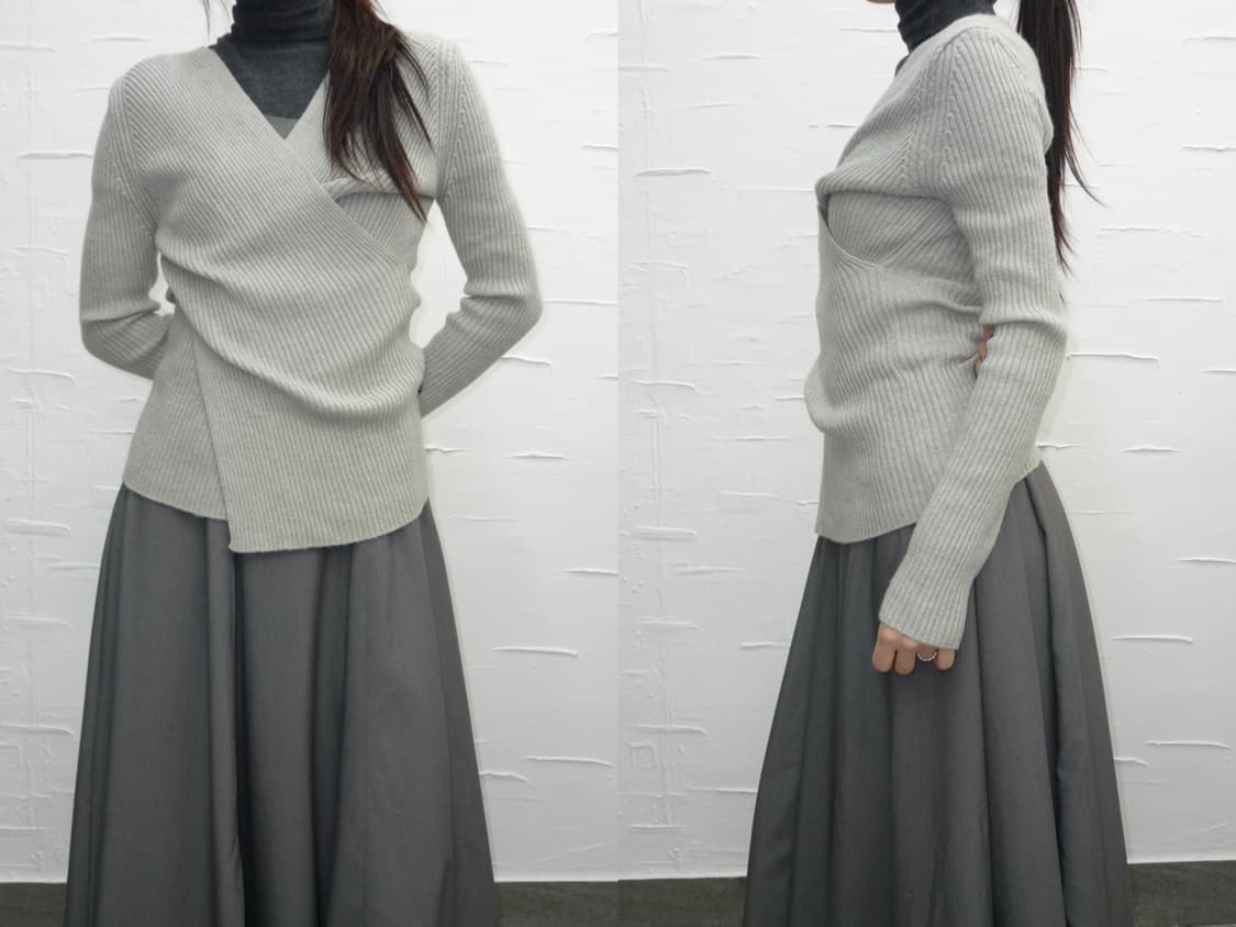 twist grey knit 상품이미지2