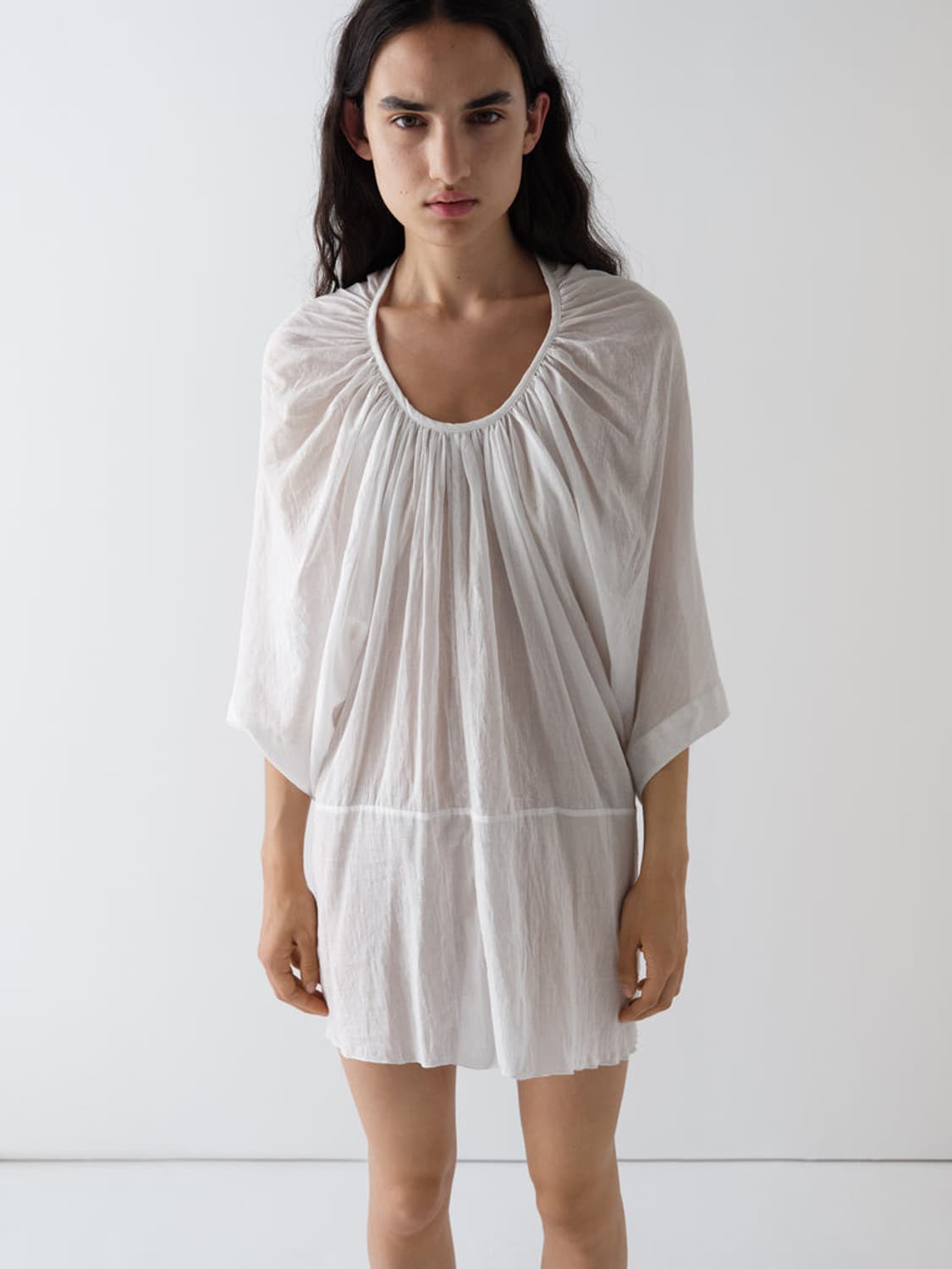 [XS,S,M]기마구아스 Ingrid 미니 드레스/화이트 상품이미지5