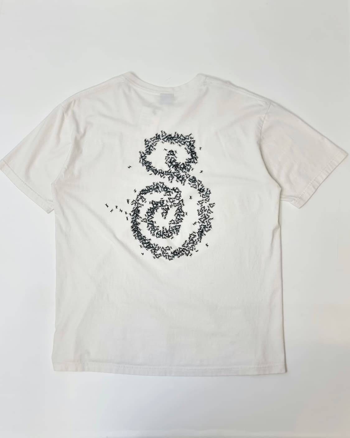 Stussy 스투시 앤츠 피그먼트 다이드 티셔츠 내츄럴 상품이미지6
