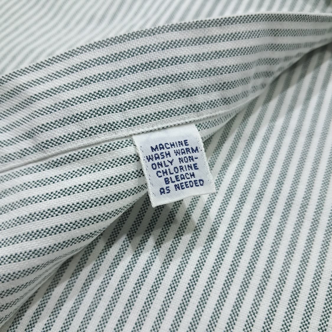 CL940 L 폴로 90s 빅셔츠 세이지그린 스트라이프 셔츠 상품이미지5