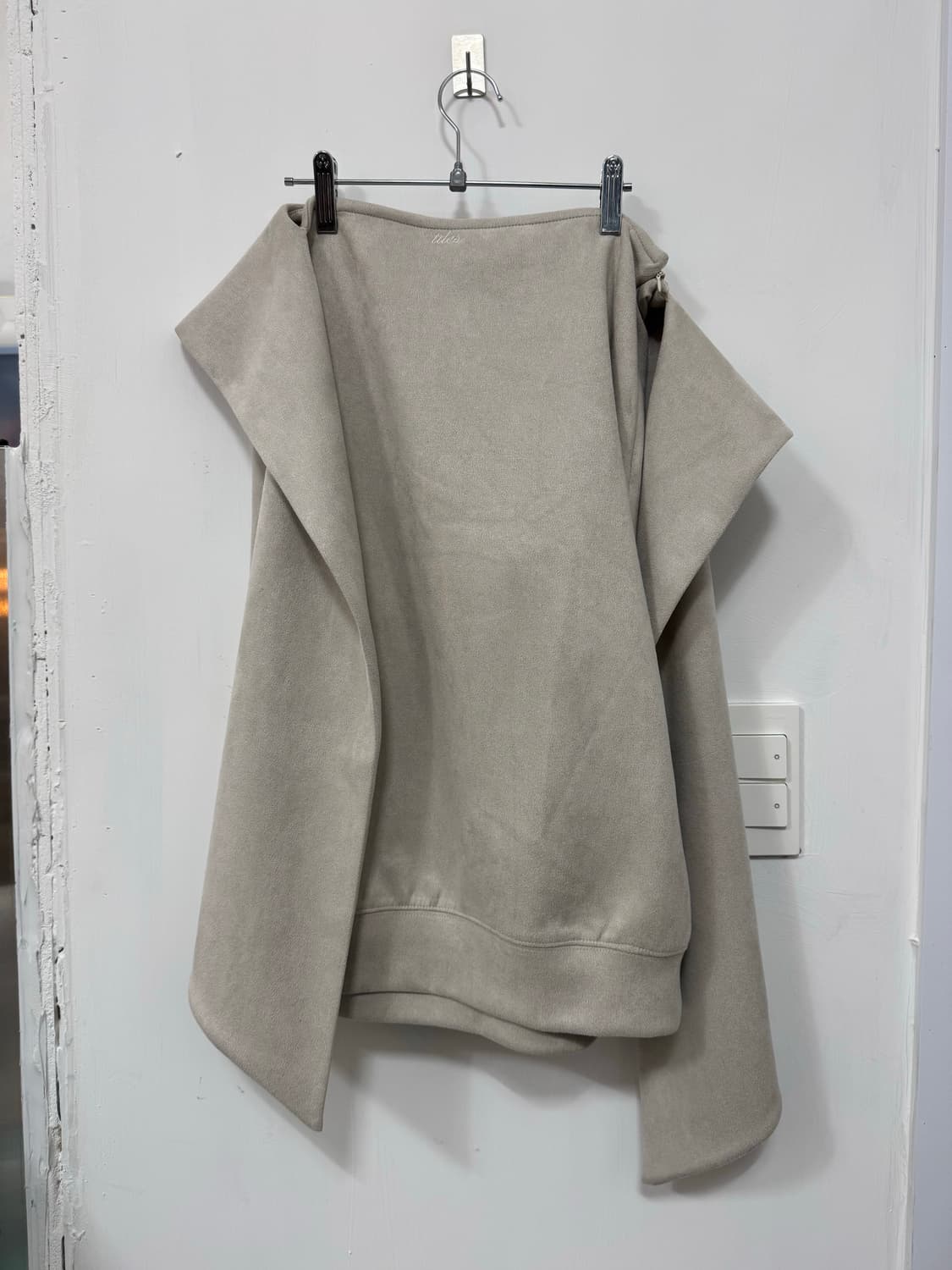 tiles hoodie skirt (grey)   상품이미지3