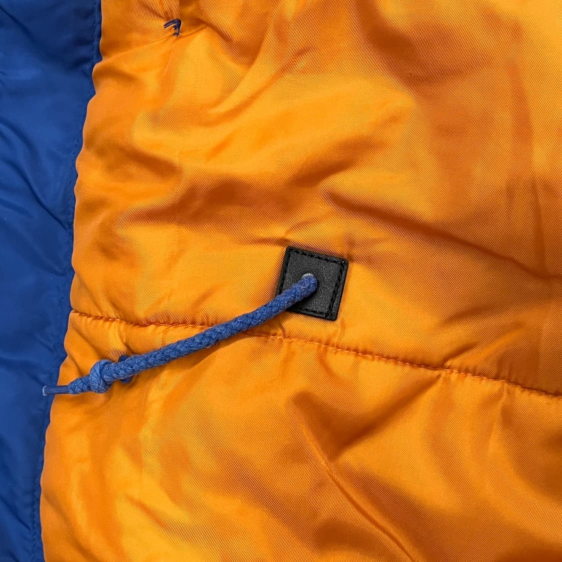 [정품/L] 알파인더스트리 블루 후드 퍼 패딩 점퍼 b19 상품이미지6