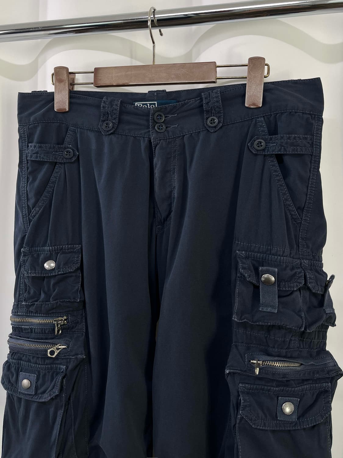 90's 폴로 랄프로렌 파라트루퍼 유틸리티 네이비 카고 팬츠 상품이미지4