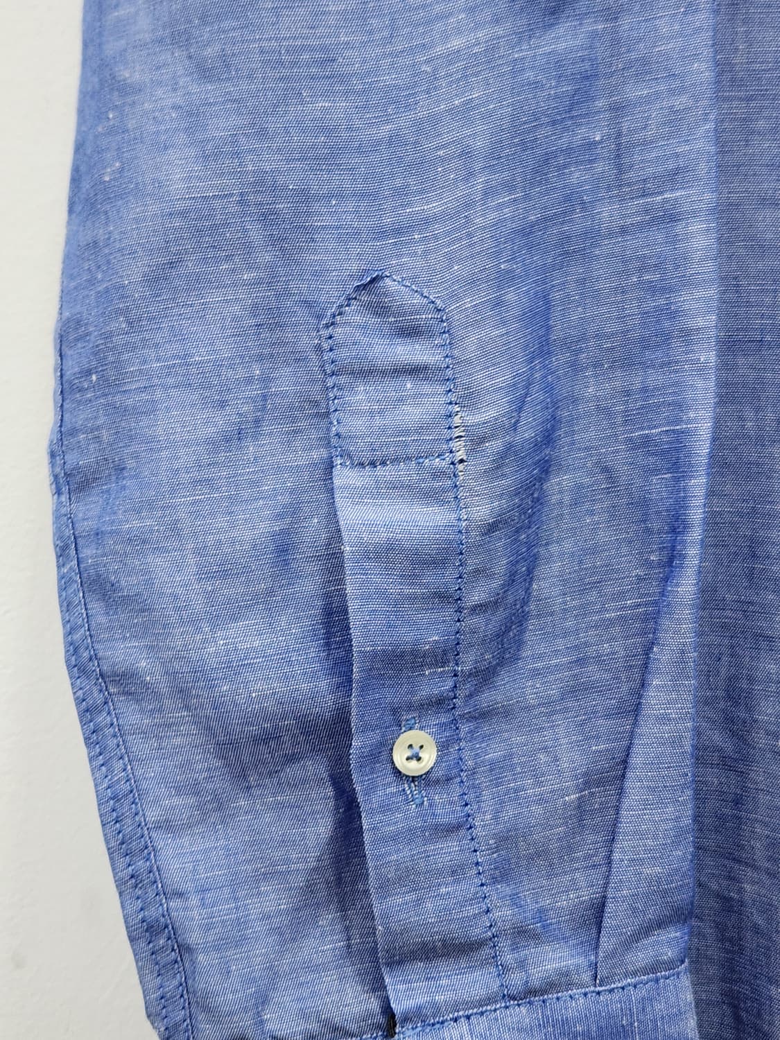 [L] 자라 ZARA 텐셀 린넨 여름 셔츠 블루 남방 상품이미지7