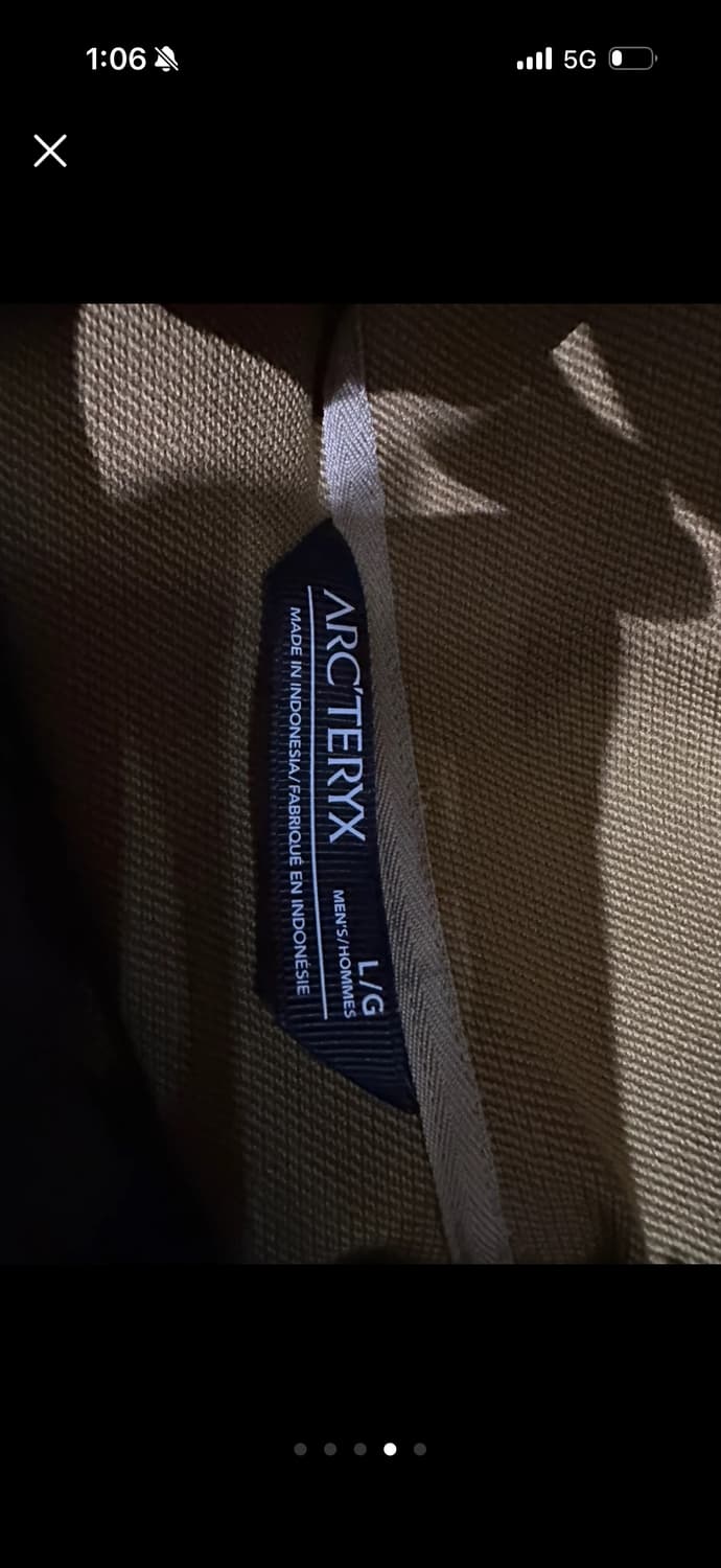 아크테릭스 감마 LT 후디 렐릭 L 사이즈  상태 9.6/10  구하기어 상품이미지3