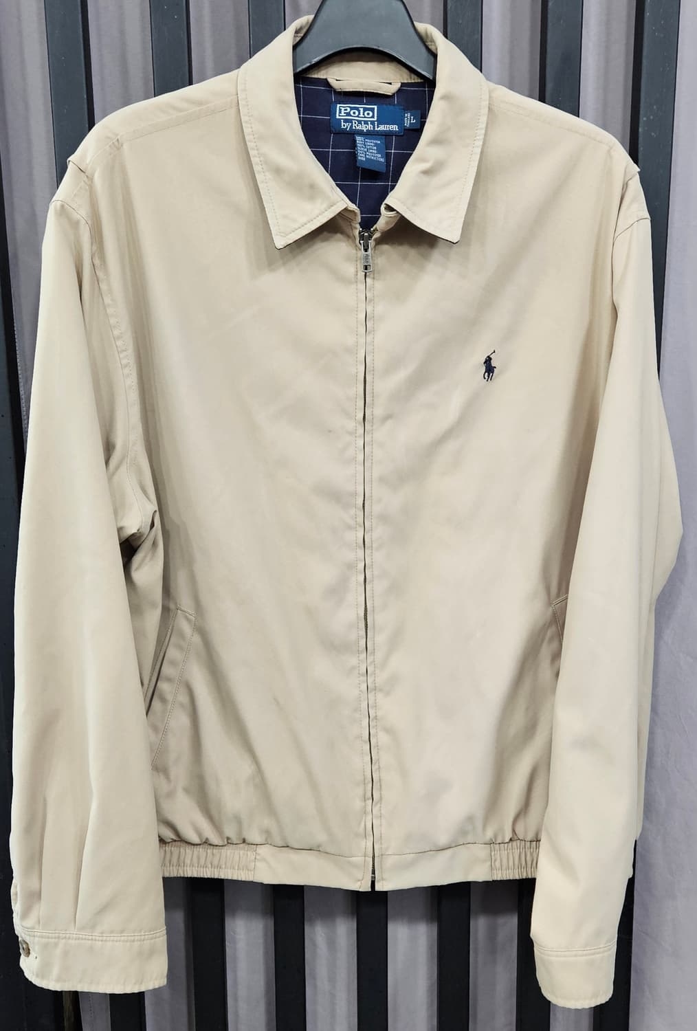 폴로 랄프로렌 베이지색 봄버 자켓 L 상품이미지1