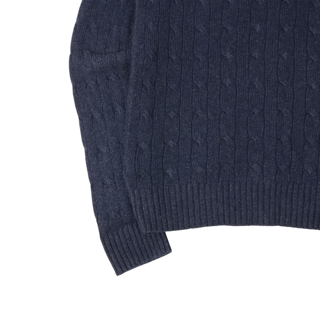 폴로 랄프로렌 네이비 실크 캐시미어 케이블 니트 상품이미지6