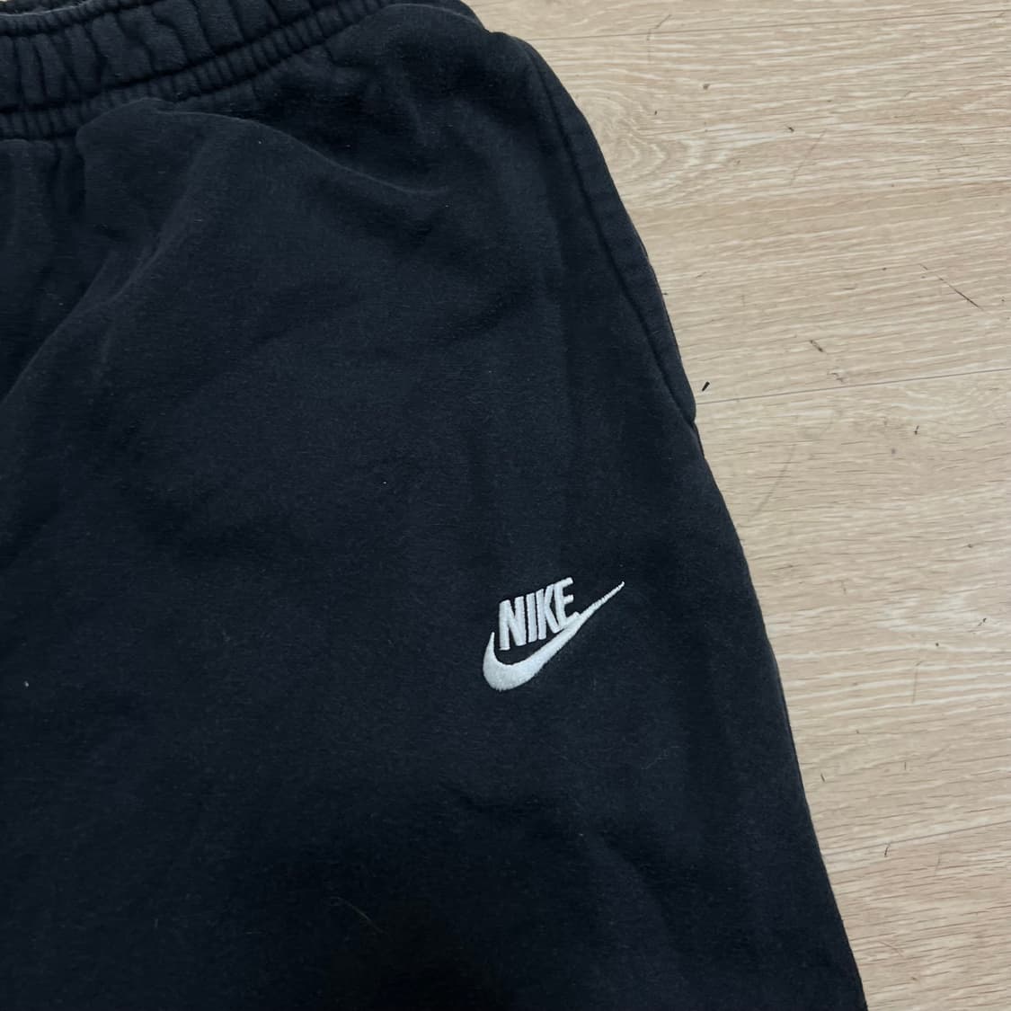 나이키 스우시 로고 기모 트레이닝 스웻 조거팬츠 [블랙] XL 상품이미지4