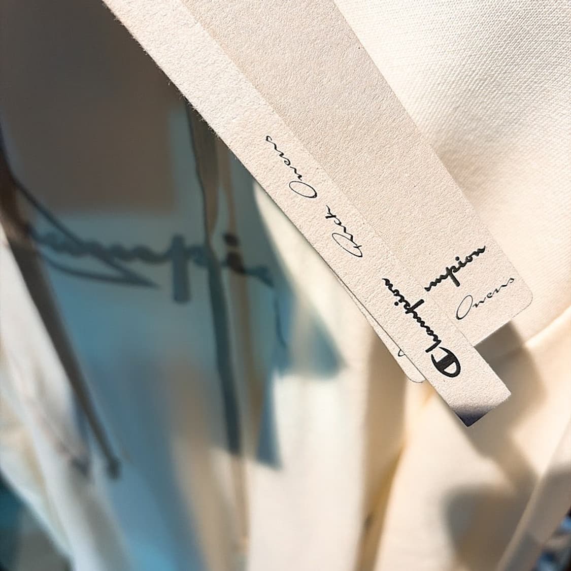 (정품/새상품) 릭 오웬스 X 챔피온 여성 자수 로고 후드 상품이미지4