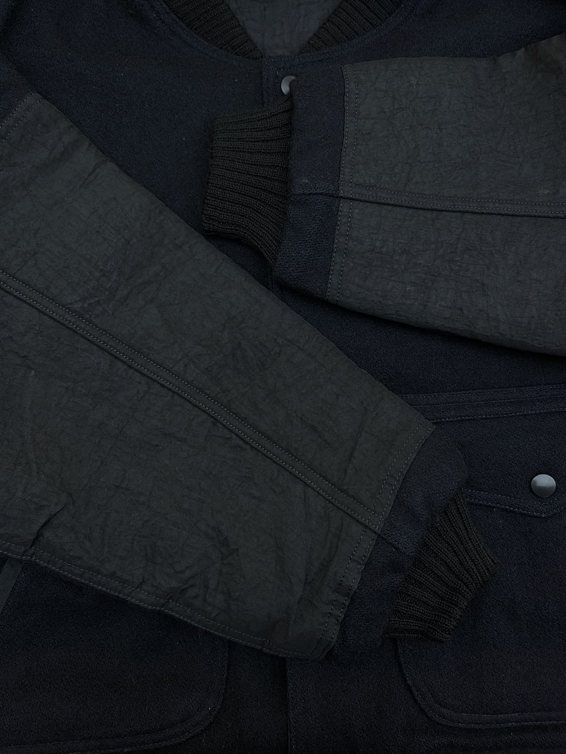 Comme Ci Comme Ca 90s 리버시블 나일론 울 자켓 상품이미지7