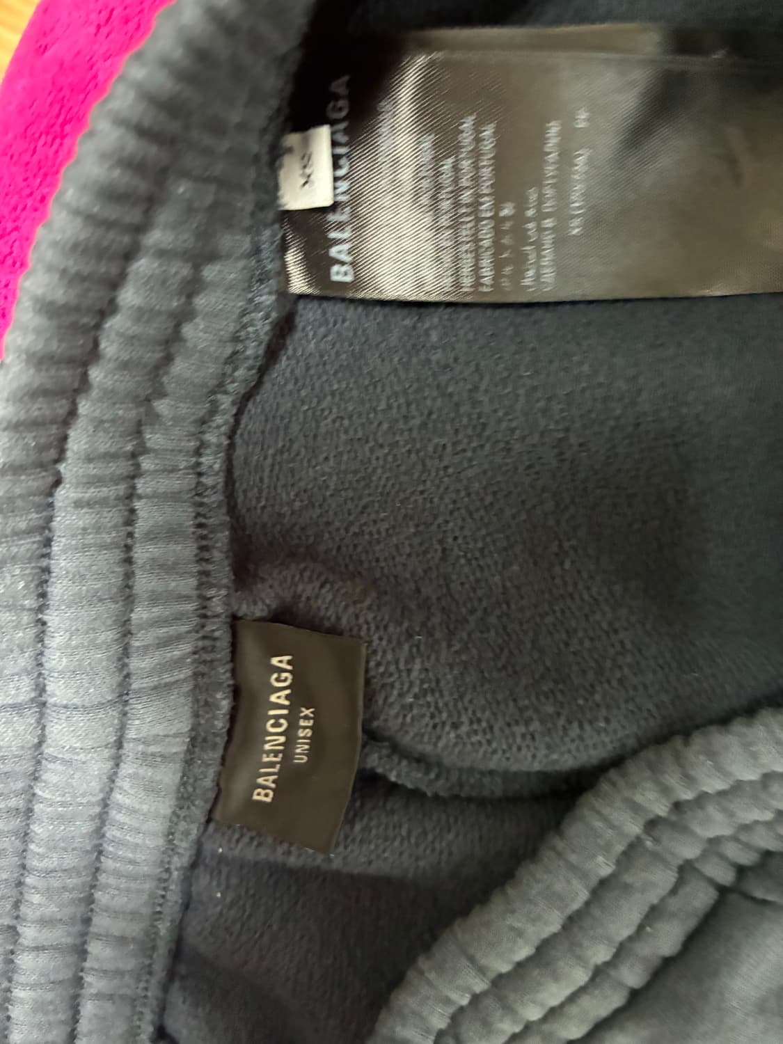 급처) 발렌시아가 루프 스포츠 아이콘 배기 스웨트 팬츠 xs 상품이미지6