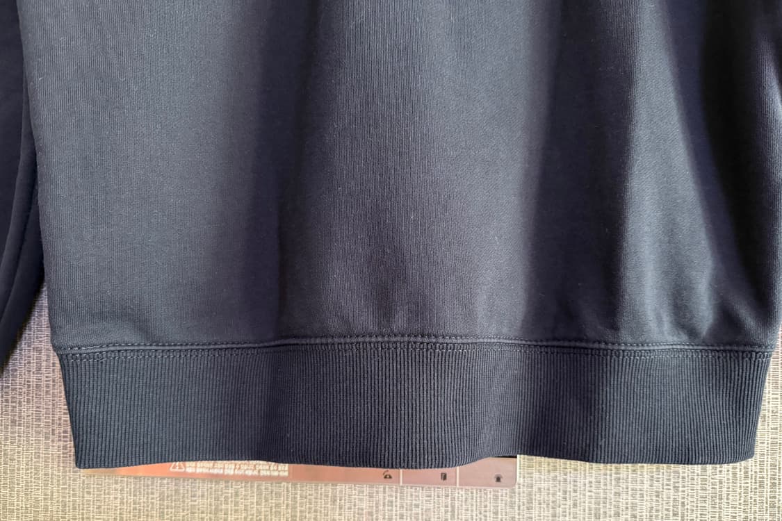 코치 COACH 로고 테이프 네이비 쿼터 집업 반집업 맨투맨 남여공용 상품이미지4