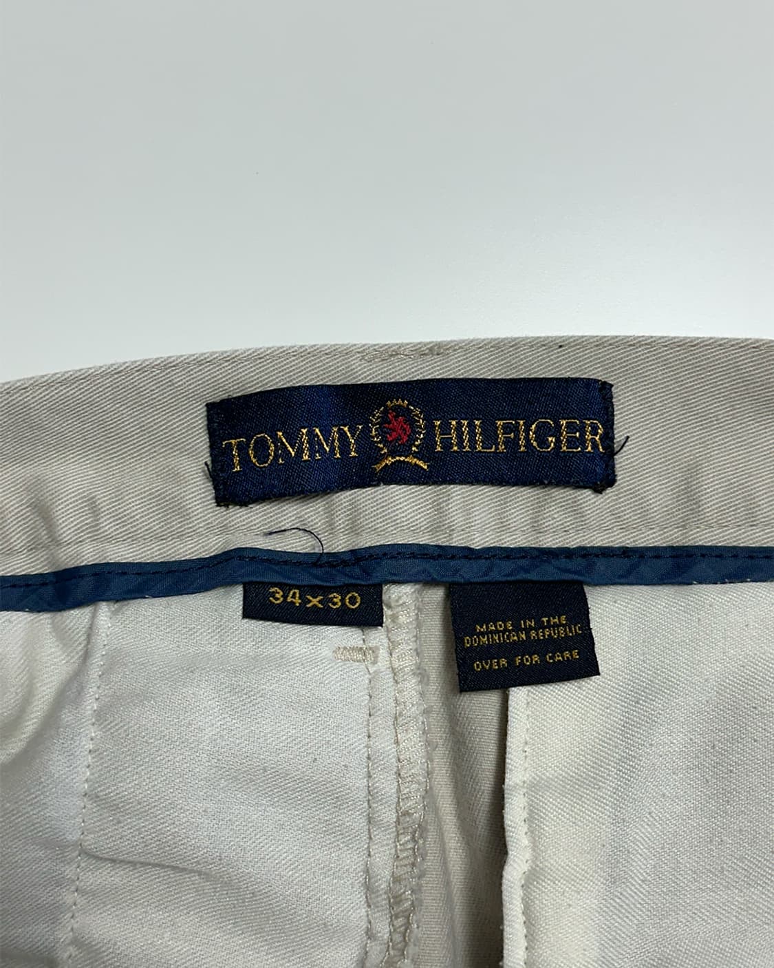 타미힐피거 아이보리 코튼 팬츠 상품이미지3
