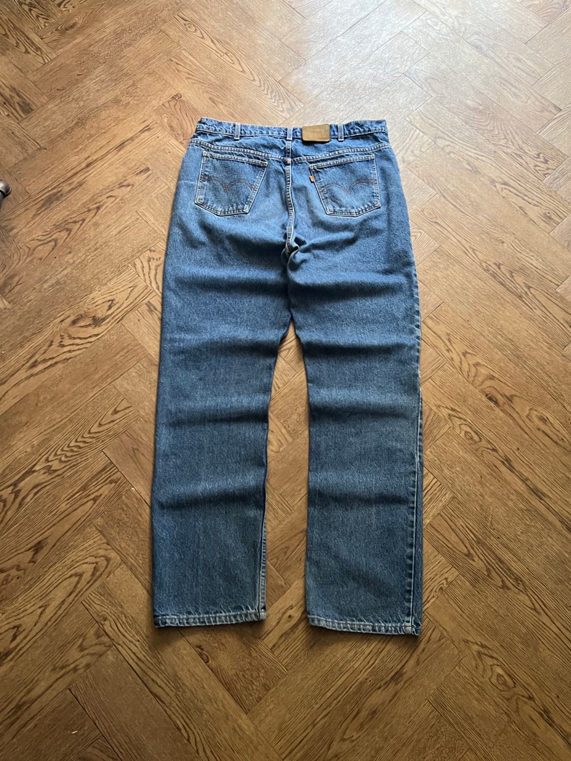 [40]리바이스 오렌지탭 619 더티 워싱 데님 팬츠 상품이미지2