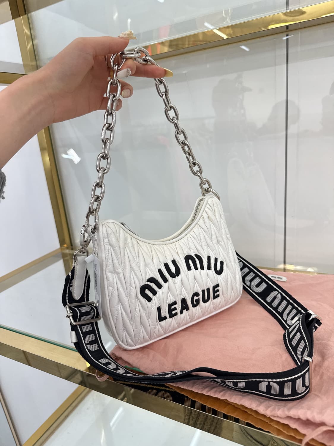 미우미우 마테라쎄 리그 투웨이백 상품이미지1