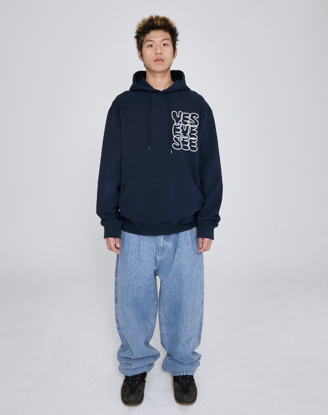 <새상품>예스아이씨 후드 네이비 상품이미지1