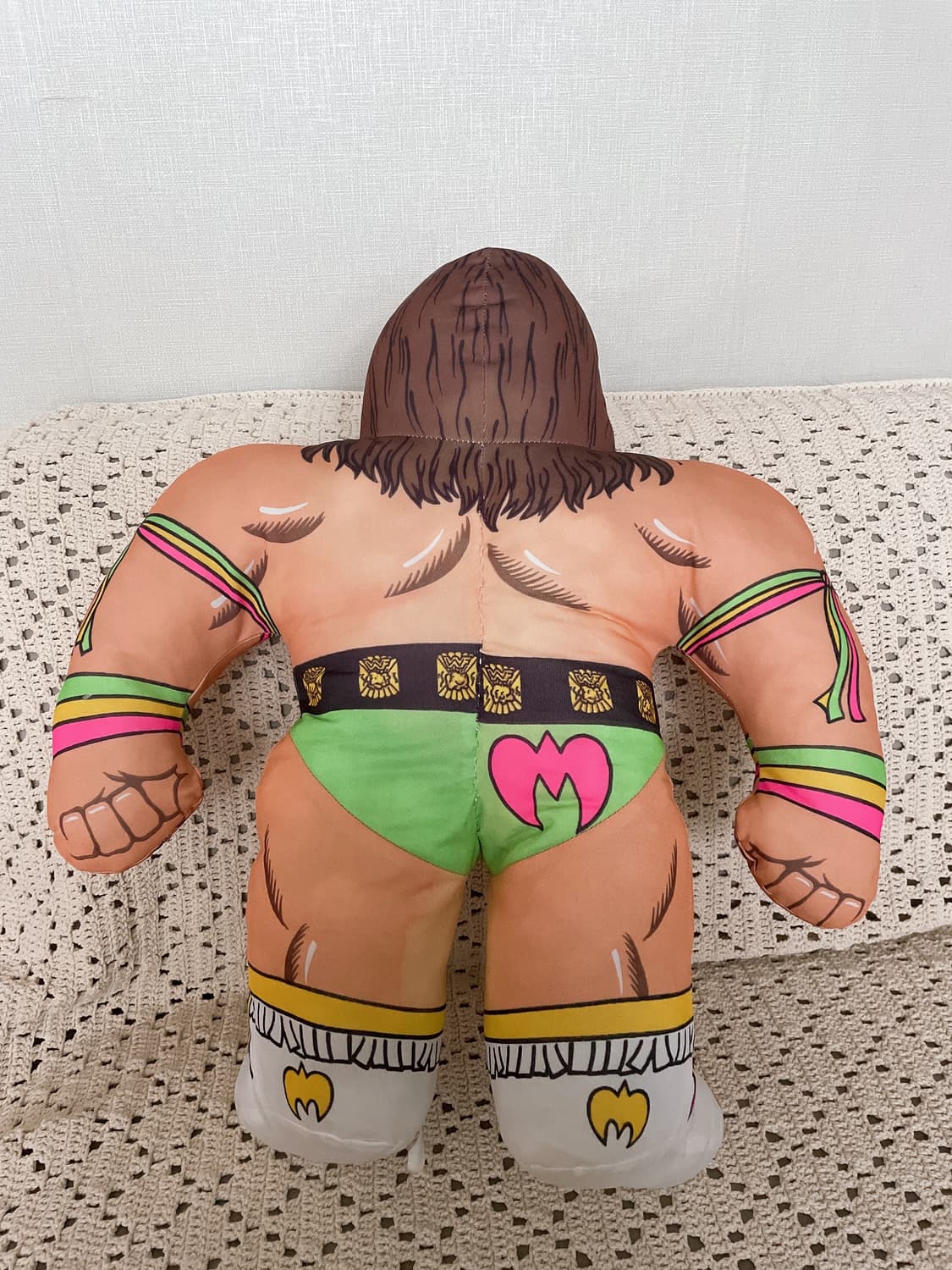 90s wwf 얼티밋 워리어 쿠션 인형 상품이미지5