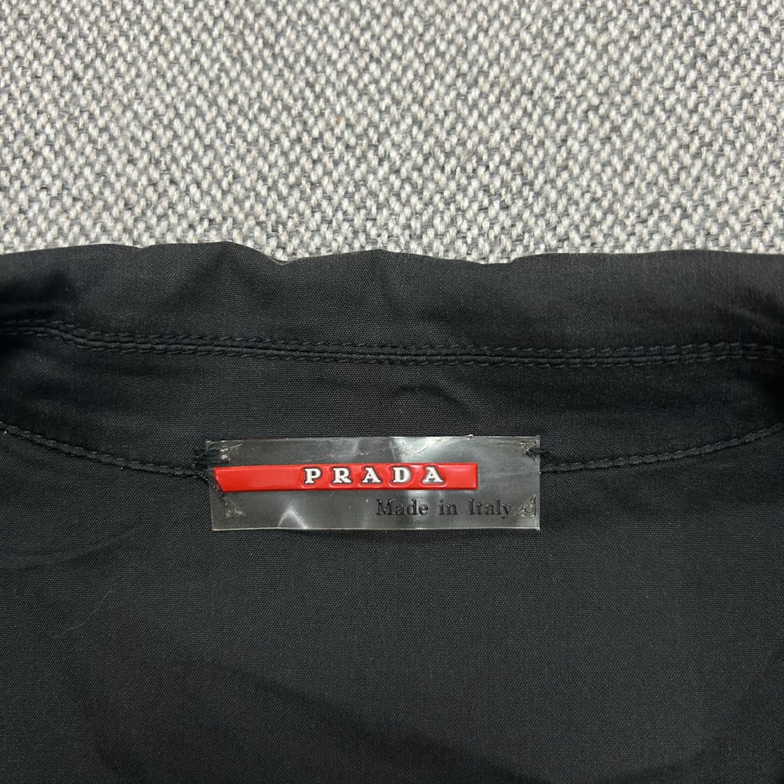 프라다 우먼스 코튼 나일론 혼방 테크니컬 셔츠(S) 상품이미지2