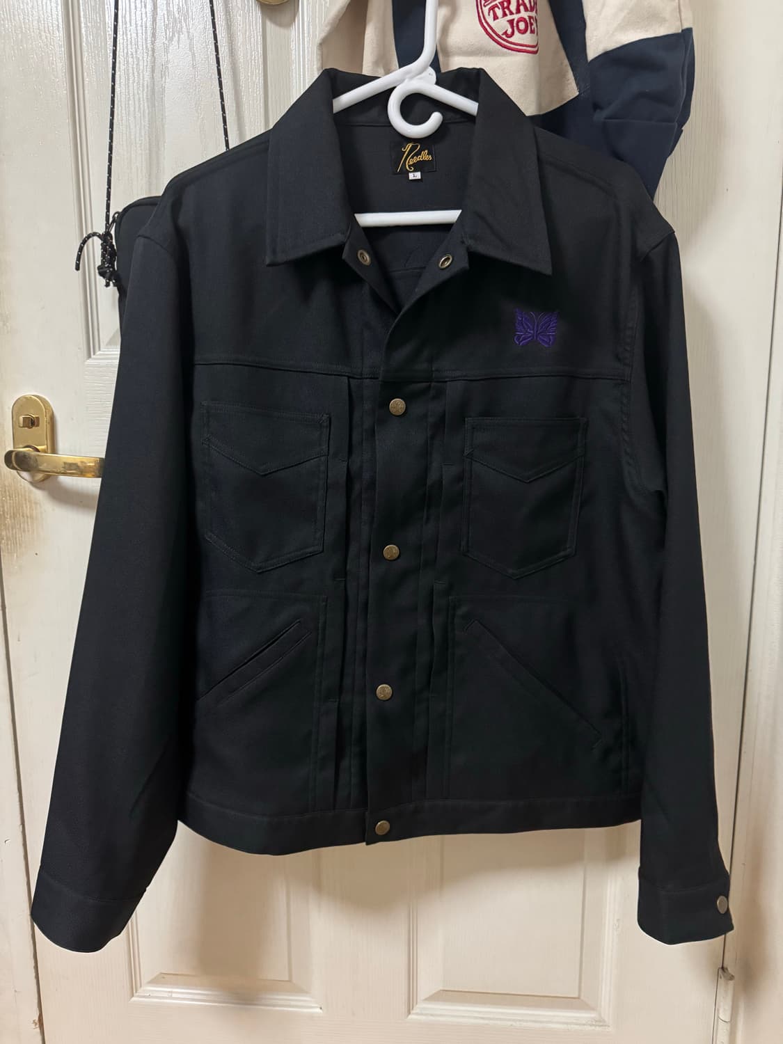 Needles 블랙 트러커자켓 상품이미지1