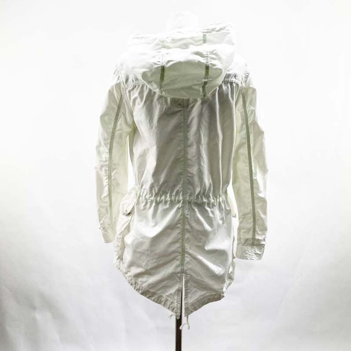 시슬리 여성후드미디자켓 화이트 90  상품이미지3