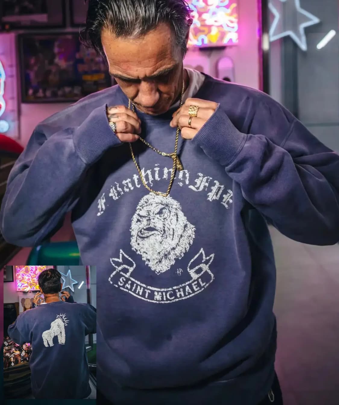 세인트미카엘 x 베이프 스웻 상품이미지1