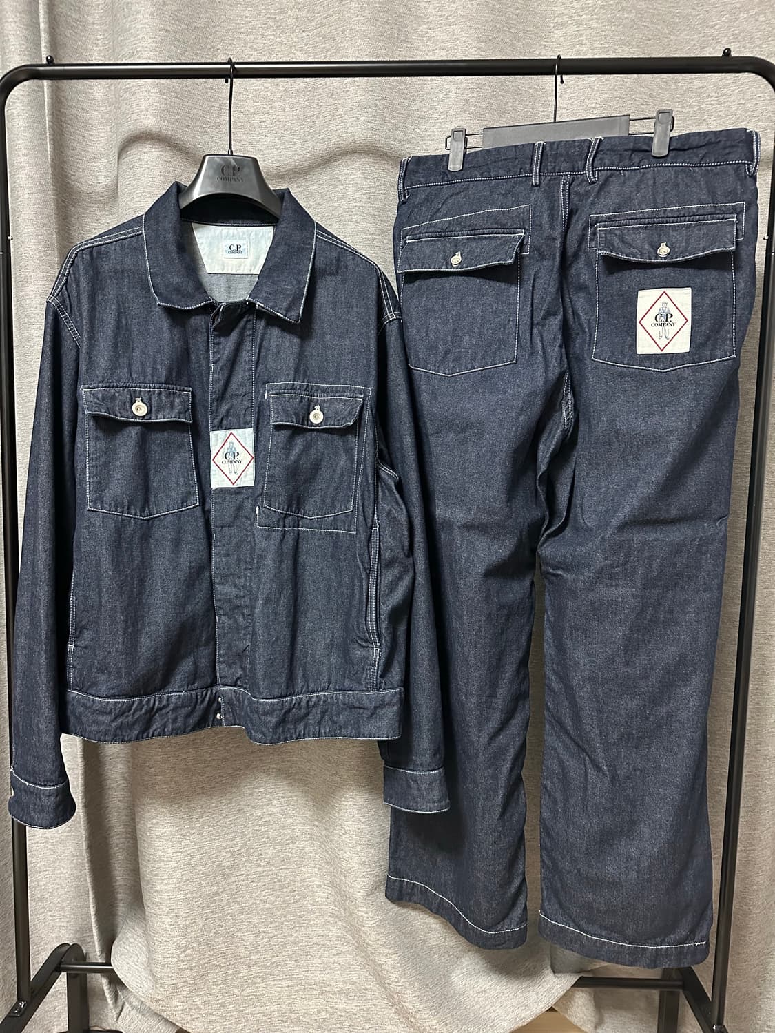 25SS CP컴퍼니 데님 크롭 셋업 (110/50) 상품이미지1